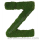 Preserved Moss Letter Z